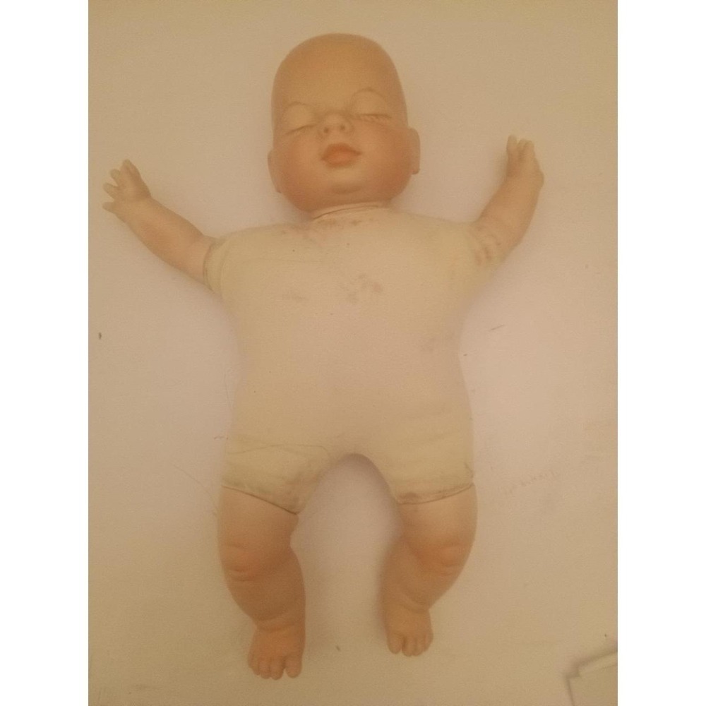 Vintage Baby Doll with Closed Eyes